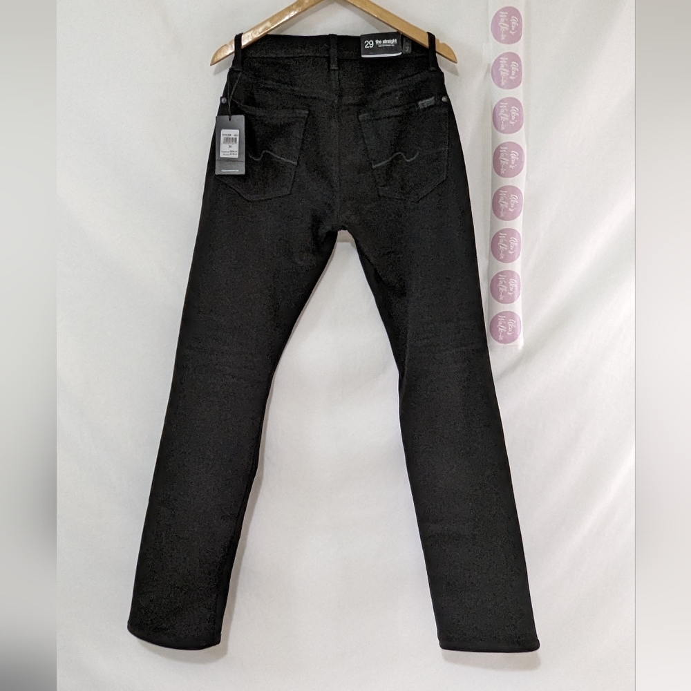 NWT 7 For All Mankind Straight Tapered Jeans - Picture 4 of 10